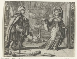 Illustration for Le calendrier des vieillards from Contes et nouvelles by Fontaine