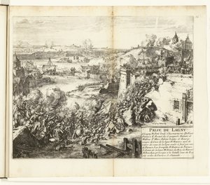 Capture of Lagny, 1589-1590 by Romeyn de Hooghe
