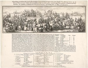 Picture and Description of the Glorious Victory Won by the English Vice-Admiral Anson on the French War Fleet by Romeyn de Hooghe