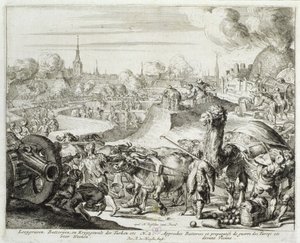 Vienna Print Cycle, Turkish Position in Vienna, 1683 by Romeyn de Hooghe