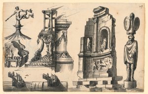 Architectural Details in Classical and Pseudo-Classical Style by Romolo Achille Liverani