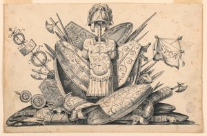 Trophy of Weapons, 1830–1850 by Romolo Achille Liverani