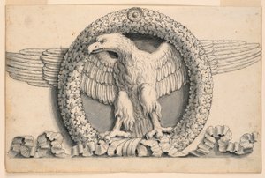 Oak Leaf Wreath with Eagle