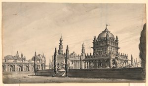Stage Design, Oriental Temple
