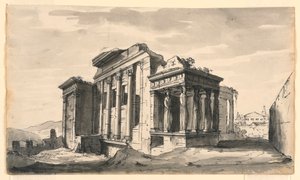 Stage Design, The Erectheion on the Acropolis, Athens, Greece