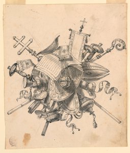 Trophy with Ecclesiastical Objects by Romolo Achille Liverani