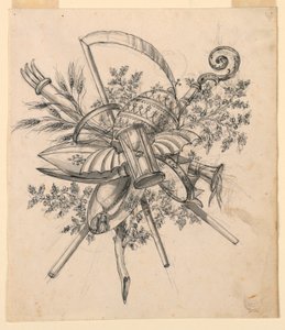 Trophy with Winged Hourglass