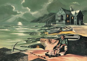Dover Beach by Ron Embleton