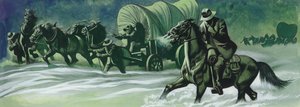 Winter wagon train