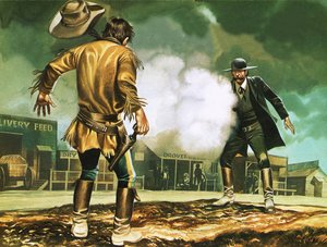 Wyatt Earp at Work in Dodge City