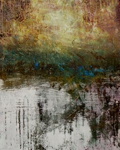 Abstract Forest Reflection by Ron Halfant