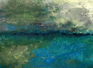 Abstract Sea Horizon by Ron Halfant