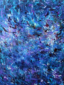 Swirling Indigo Depths