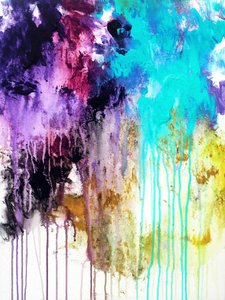 Vibrant Abstract Movement by Ron Halfant