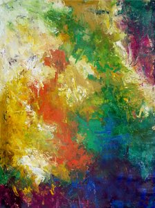 Vibrant Color Strokes by Ron Halfant