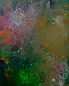 Vibrant Green Expression by Ron Halfant