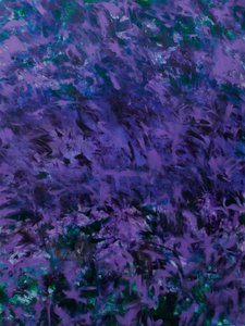 Vibrant Purple Strokes by Ron Halfant