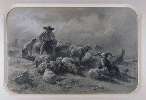 The Conversation by Rosa Bonheur
