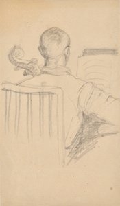Walter Barwig Playing the Cello by Rosa Simon Barwig