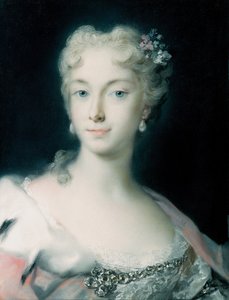 Maria Theresa, Archduchess of Habsburg by Rosalba Giovanna Carriera