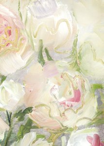 Creamy Pink Flowers by Rosana Laiz Blursbyai