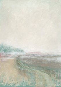 Misty Pastel Landscape