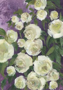 Purple Rose Garden by Rosana Laiz Blursbyai