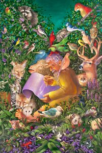 Noah and the Animals Before the Great Flood