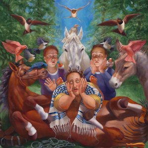 The Conversion of St. Paul on the Road to Damascus by Rosemarie Adcock