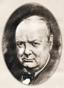 Sir Winston Leonard Spencer-Churchill, from Living Biographies of Famous Men
