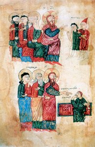 Jesus performing miracles, 1394