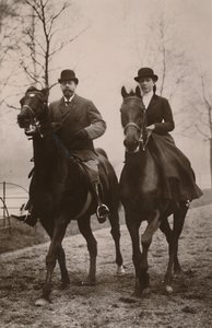H.M. King George V and Princess Mary, 1914 by Rotary Photo