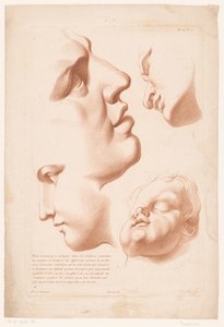 Heads of Man, Woman, and Child by Louis François Roubillac