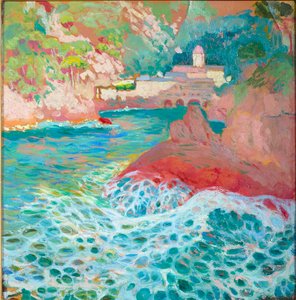 San Fruttuoso from the Sea by Rubaldo Merello