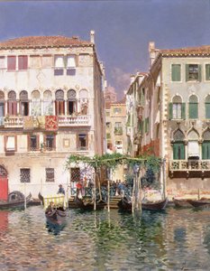 The Grand Canal with the Campanile of St Maria Gloriosa dei Frari, Venice
