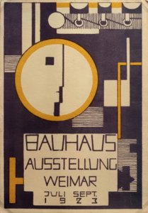 Bauhaus Exhibition Weimar July-Sept. 1923 by Rudolf Baschant