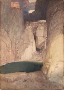 Mountain Lake by Rudolf Jettmar