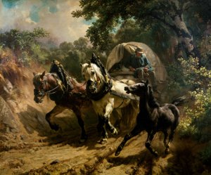 Messenger Wagon in the Hollow Way