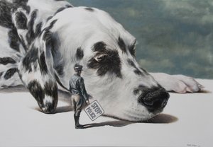Stop Police Dog by Rudolf Kosow