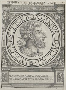 Emperor Trebonianus Gallus by Rudolph Wyssenbach