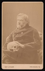 Portrait of Alexander Ecker by Ruf and Dilger