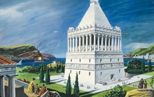 The Mausoleum in Halicarnassus, Completed in 353 BC
