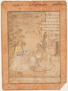 Raja Anup Singh receives a courtier, c. 1690