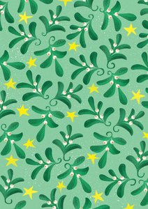 Green Christmas Pattern, 2016