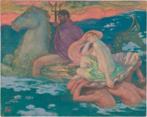 Poseidon and Amphitrite by Rupert Bunny