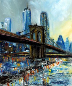 Brooklyn Bridge View of Manhattan, 2022