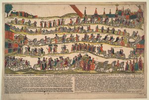 Depiction of the Procession to Moscow of the Turkish Ambassador to the Imperial Court, Abdul Kerim