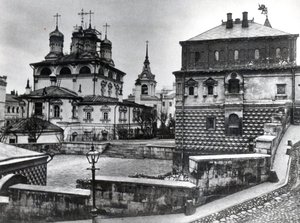 House of the Romanov Boyars in the Monastery of the Sign, and the Cathedral of the Sign, Moscow by Russian Photographer