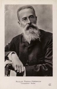 Nikolai Rimsky-Korsakov by Russian Photographer