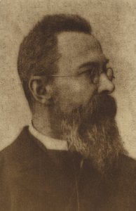 Portrait of Nikolai Rimsky-Korsakov by Russian Photographer
